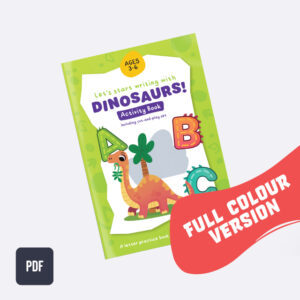 Dinosaur Letter Practice Activity Book (Full Colour)
