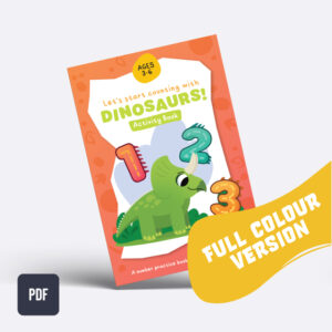 Dinosaur Number Practice Activity Book (Full Colour)