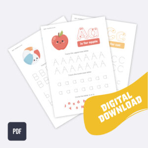 ABC Letter Practice Activity Worksheets