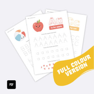ABC Letter Practice Activity Worksheets
