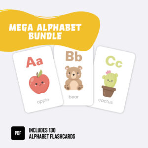 Mega Alphabet Flashcard Bundle