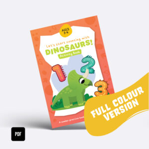 Dinosaur Number Practice Activity Book (Full Colour)