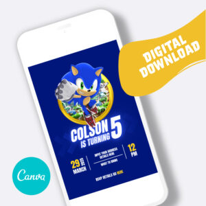 Sonic Editable Digital Invitation Bundle